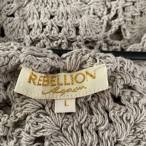 BOHO crochet knit vest